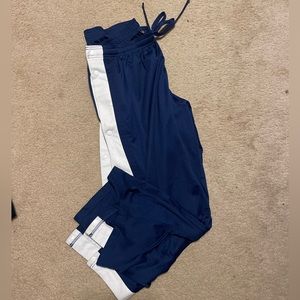 Navy with White stripe men’s sport pant
